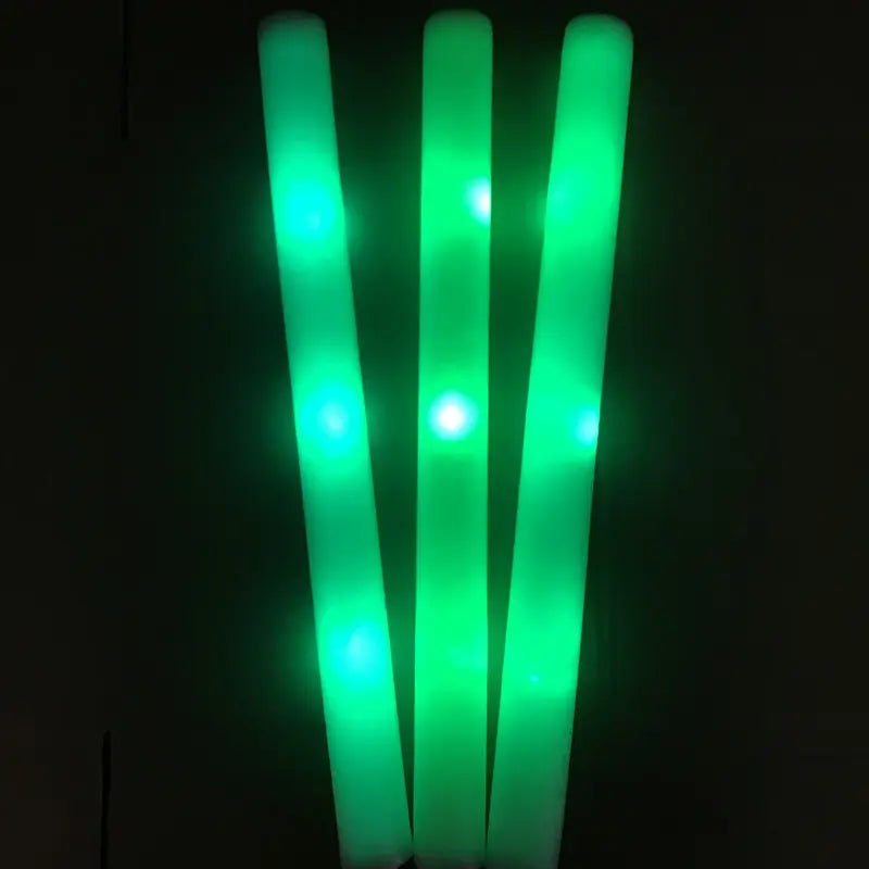 green LED Foam Stick Electro Glow | South Africa's Best LED Festival Gear & Rave Clothes - festivals outfits, clothes festival, festival clothing south africa, festival ideas outfits, festival outfits rave, festival wear, steam punk goggle, rave glasses, outfit for a rave, kaleidoscope glasses, diffraction glasses, clothes for a rave, rave sunglasses, spectral glasses, rave goggles, clothes for a rave, rave clothing south africa, festival wear south africa, accessories festival, rave sunglasses